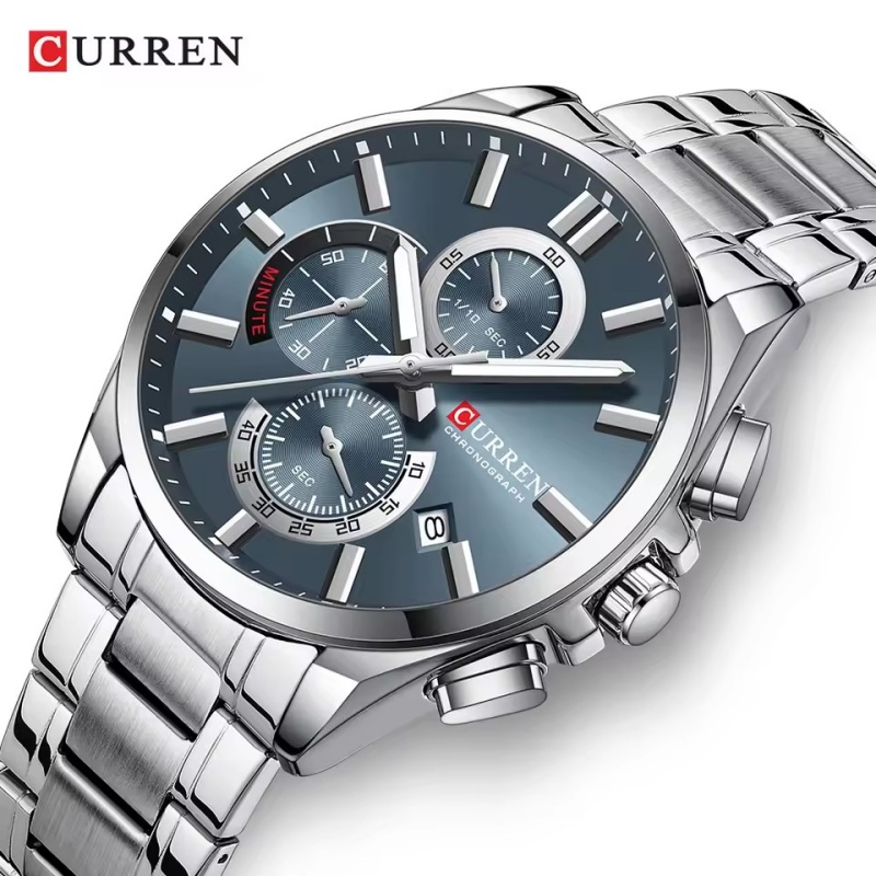 Luxury Watch Kids - CURREN 8475 Nowy Modny Męski Zegarek