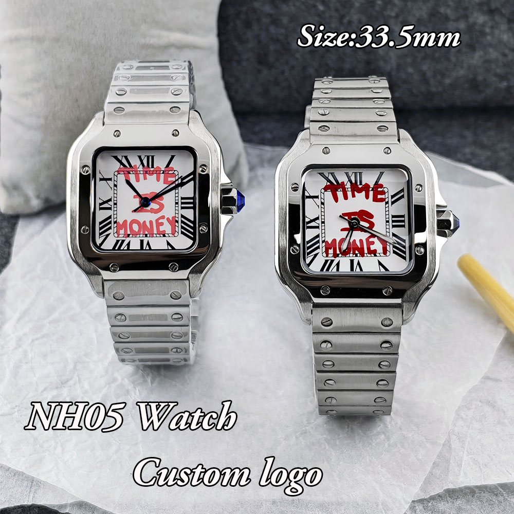 Luxury Watch Logos - Nowy zegarek kwadratowy NH05, zegarek Time