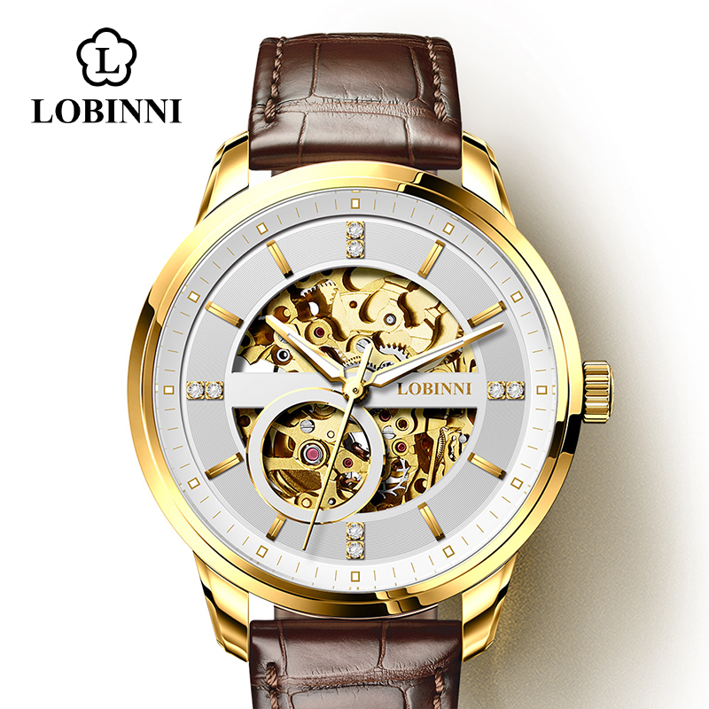 Luxury Watch Japan Brand - LOBINNI luksusowej marki zegarek męski japonia