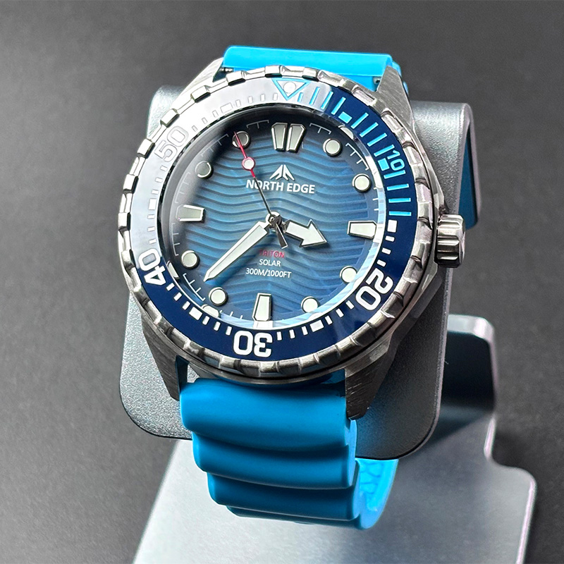 Sapphire Crystal Display - NORTH EDGE 2026 Nowy zegarek nurkowy