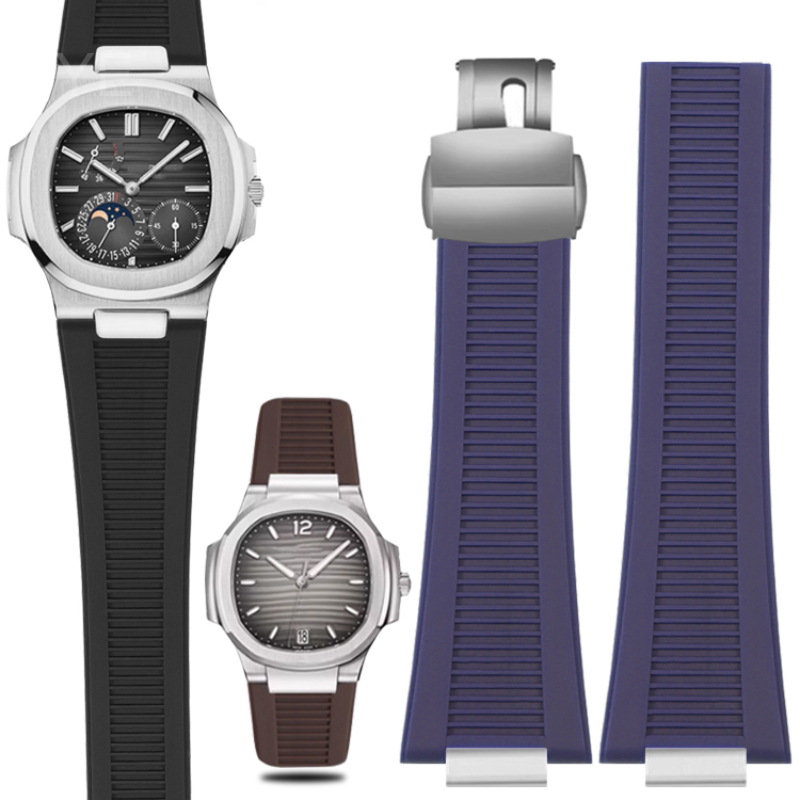 Luxury Watch Patek Philippe - Luksusowy silikonowy pasek do zegarka dla