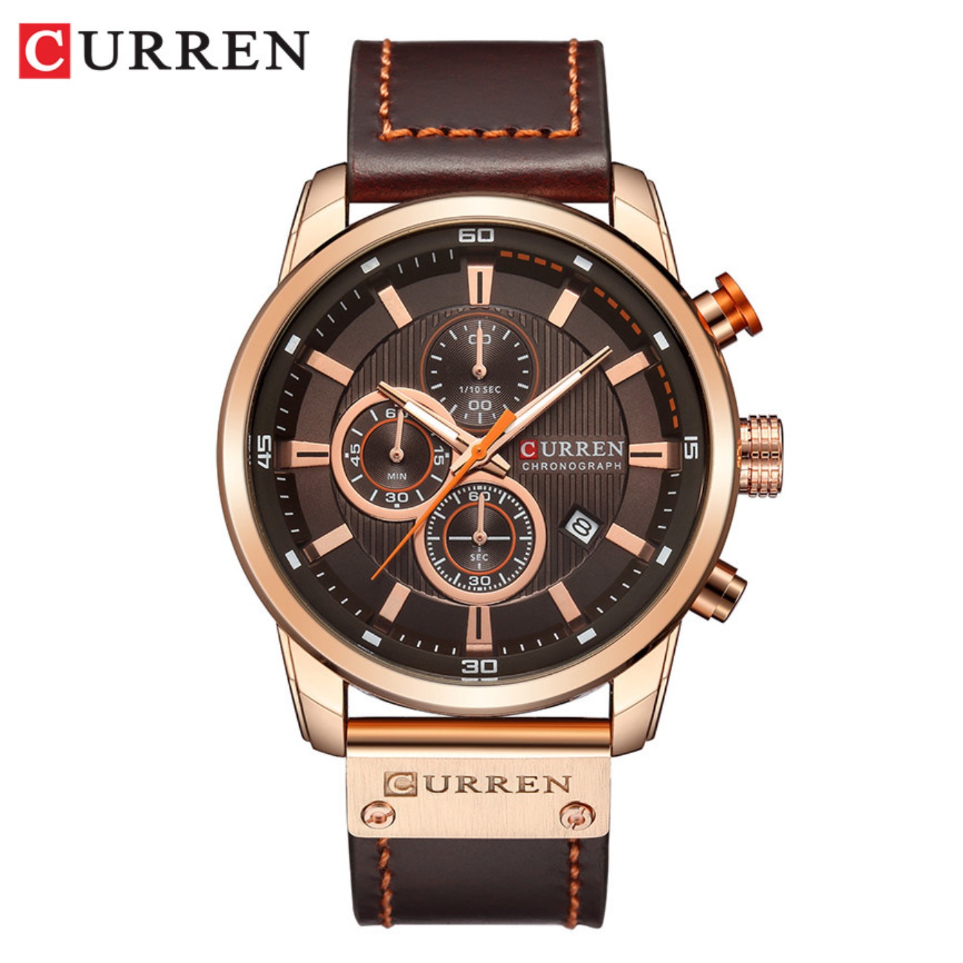 Luxury Watch Brands - Zegarki męskie CURREN Fashion Date Quartz,