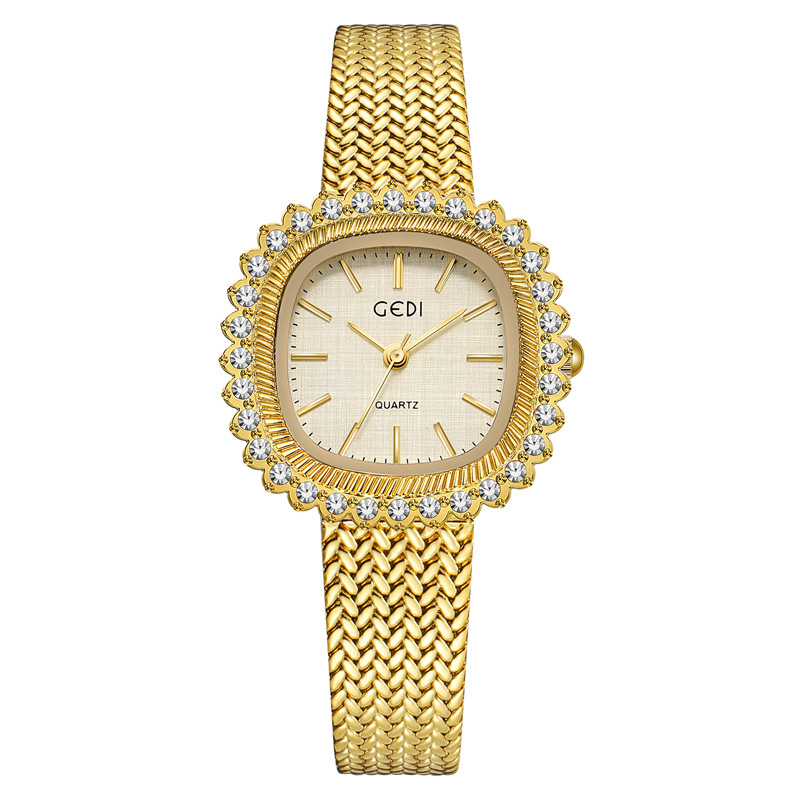 Luxury Watch Grade - Zegarki damskie marki Medieval Wheat Gold,