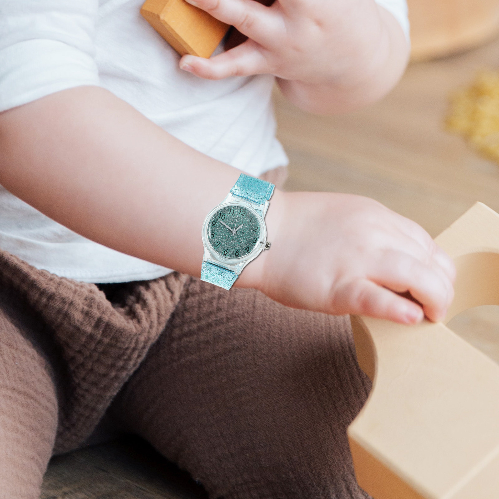 Luxury Watch Kids - Kolorowy, błyszczący zegarek dziecięcy, kreatywny zegarek