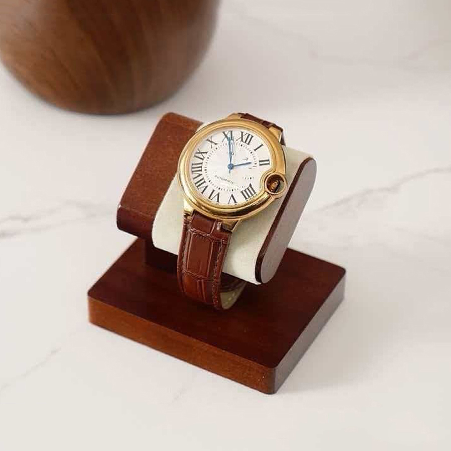 Luxury Watch Stand - Drewniany stojak na zegarki, solidny drewniany