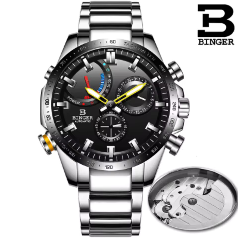 Luxury Watch German - Oryginalny luksusowy szwajcarski zegarek męski marki