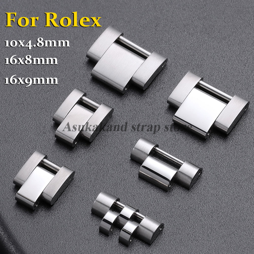 Luxury Watch Logos - Metalowe ogniwo przedłużające 16x8mm/16x9mm/10x4.8mm do paska