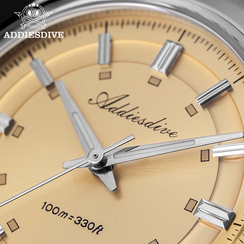Luxury Watch For Men - ADDIESDIVE Luksusowy Męski Zegarek Kwarcowy 36mm