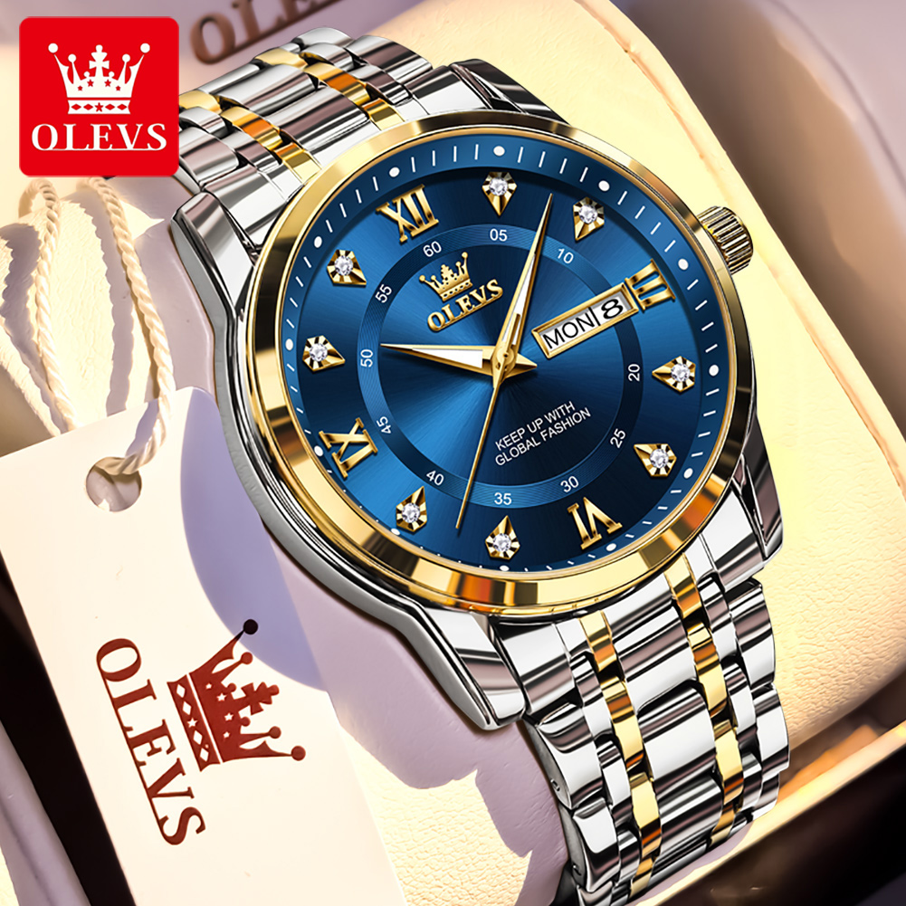 Luxury Watch Logos - OLEVS Marka Modne męskie zegarki ze