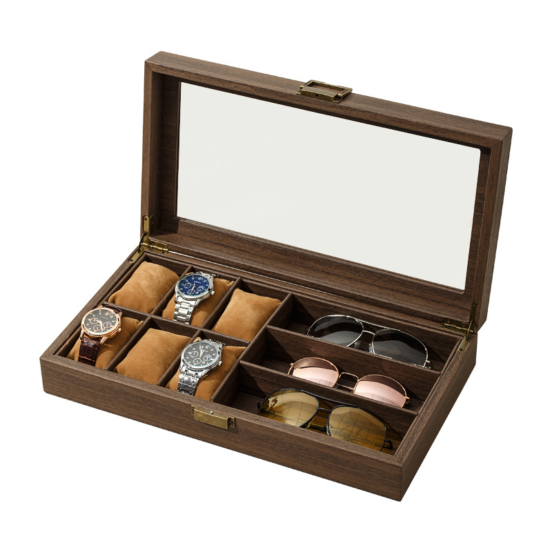 Luxury Watch Stand - Luksusowe drewniane 2/3/6/10/12 siatki pudełko na
