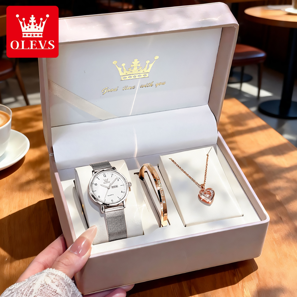 Luxury Watch Logos - OLEVS 2996 Damskie Zegarki Oryginalne Eleganckie