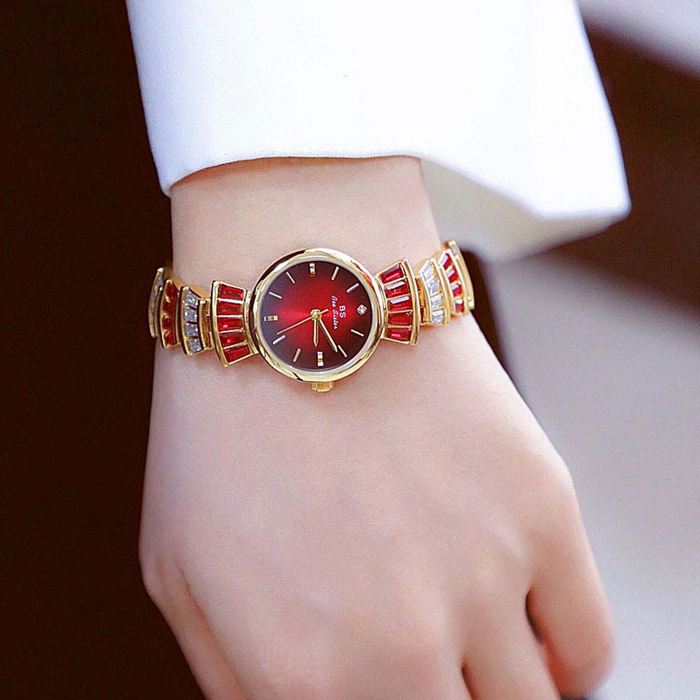 Luxury Watch Gold And Black - Wysokiej jakości zegarki damskie Luksusowy damski