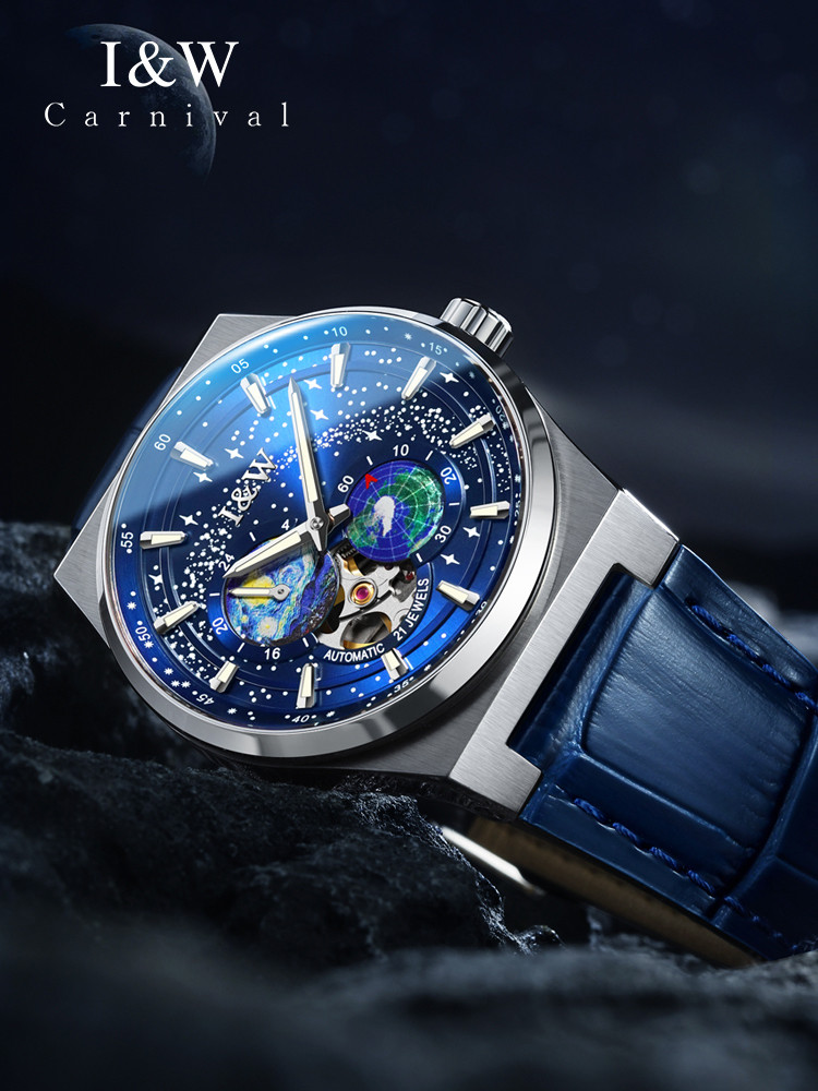 Luxury Watch Japan Brand - Szwajcaria I&W KARNAWAŁ Luksusowa Marka Japonia