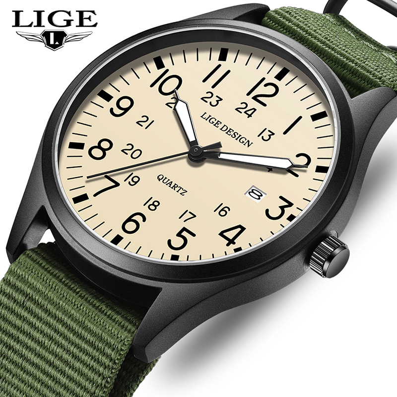 Luxury Watch For Men - LIGE 2025 TOP NOWY kwarcowy zegarek