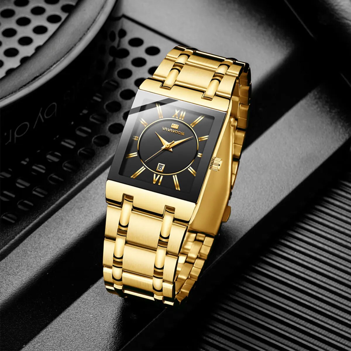 Luxury Watch All Black - Męski zegarek biznesowy Prosta konstrukcja Luksusowa