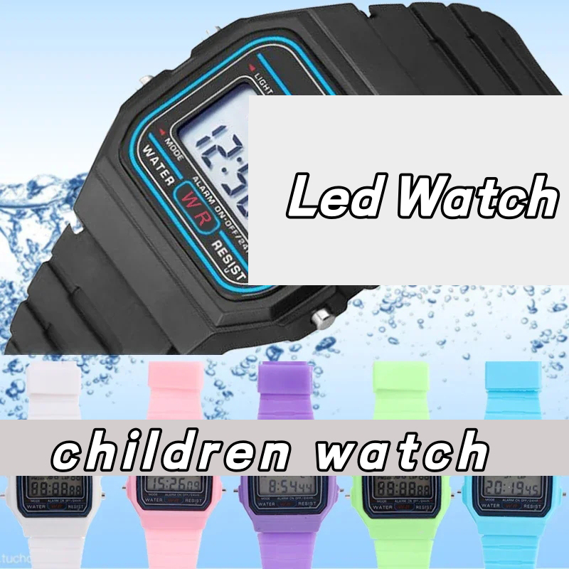 Luxury Watch Kids - Modne luksusowe zegarki dziecięce, silikonowe, sportowe,