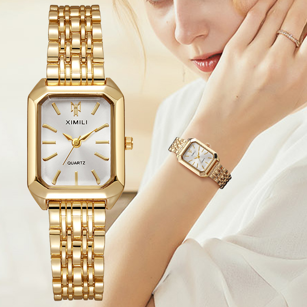 Luxury Watch Kids - Luksusowe zegarki damskie moda prostokąt damski