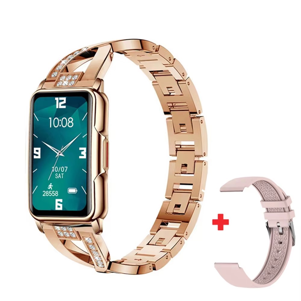 Luxury Watch German - Damski Smartwatch Luksusowy z Diamentami, Monitor