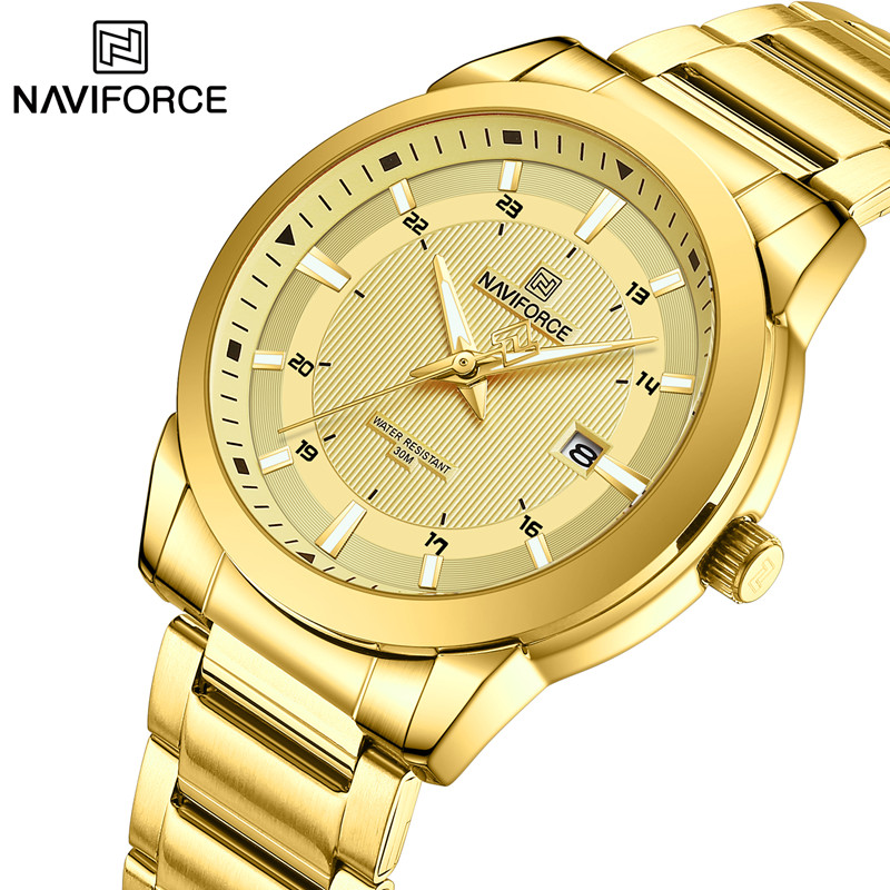 Luxury Watch Mockup - 2024 Top marka NAVIFORCE męskie zegarki