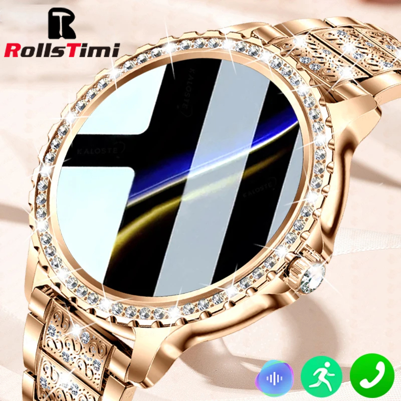 Compass Watch Luxury - Moda luksusowe złote kobiety inteligentny zegarek