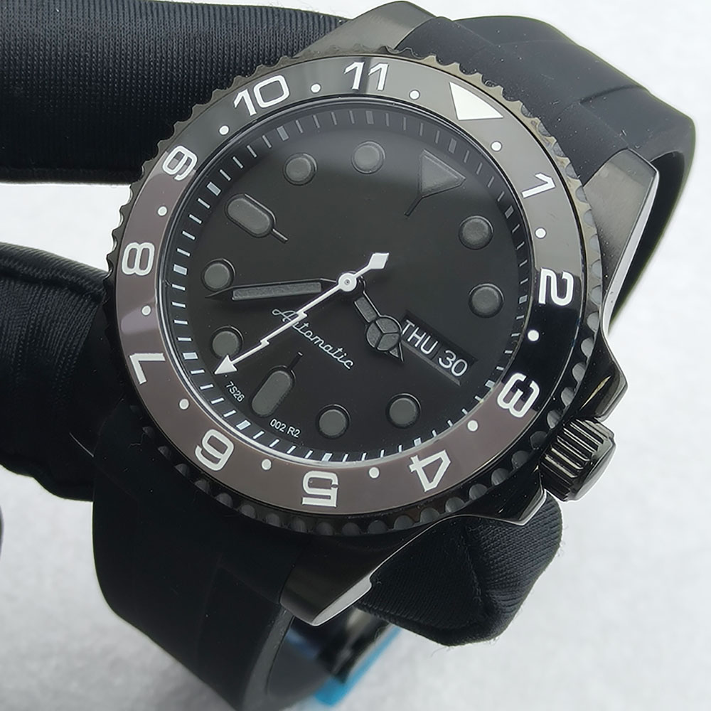 Zegarek męski 40MM NH36, czarn – Sapphire Crystal Display recenzja i cena