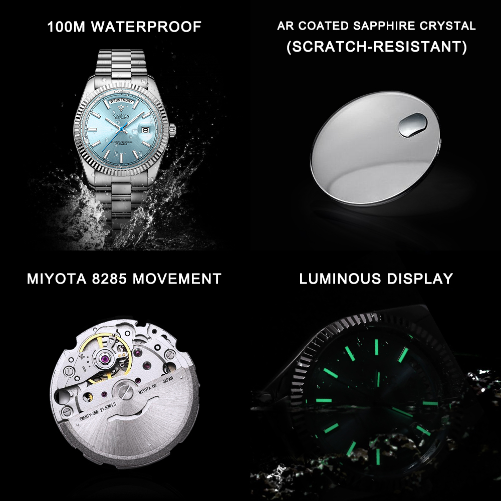 Cadisen Męski Zegarek Mechanic – Luxury Watch Grade recenzja i cena