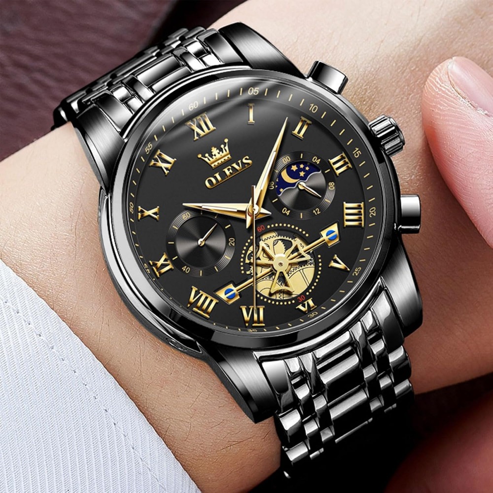 Męski wodoodporny luksusowy ze – Compass Watch Luxury recenzja i cena