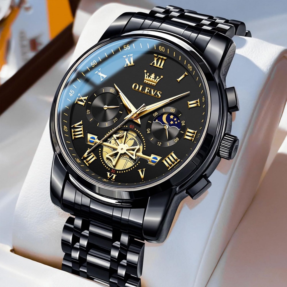 Męski wodoodporny luksusowy ze – Compass Watch Luxury recenzja i cena