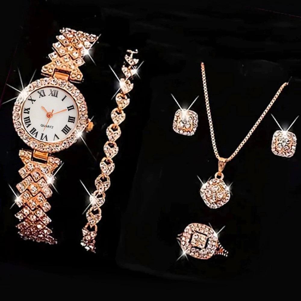 6 sztuk/zestaw Luksusowe damsk – Luxury Watch Kids recenzja i cena