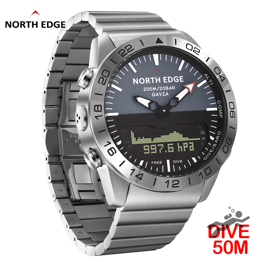 NORTH EDGE Męski Zegarek Nurko – Compass Watch Luxury recenzja i cena