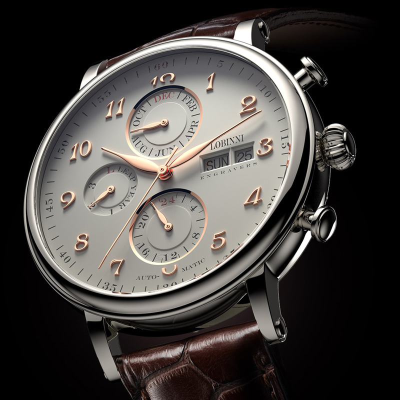 Męskie zegarki szwajcaria LOBI – Luxury Watch German recenzja i cena
