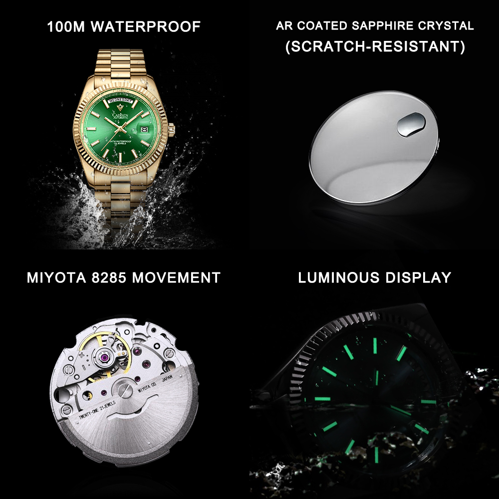 Cadisen Męski Zegarek Mechanic – Luxury Watch Grade recenzja i cena