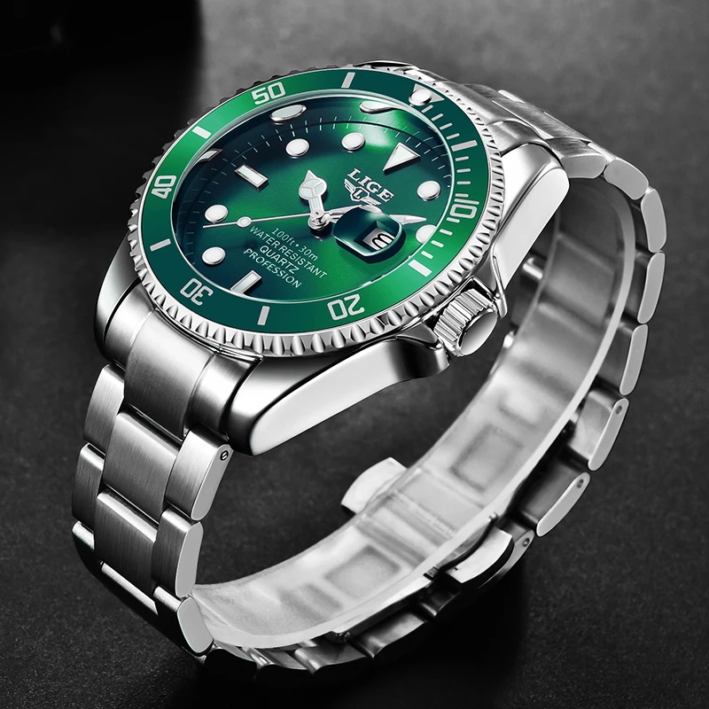 LIGE Top marka luksusowa moda  – Luxury Watch Mockup recenzja i cena