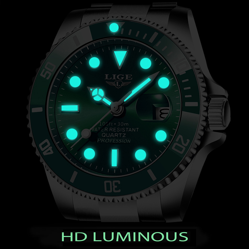 LIGE Top marka luksusowa moda  – Luxury Watch Mockup recenzja i cena