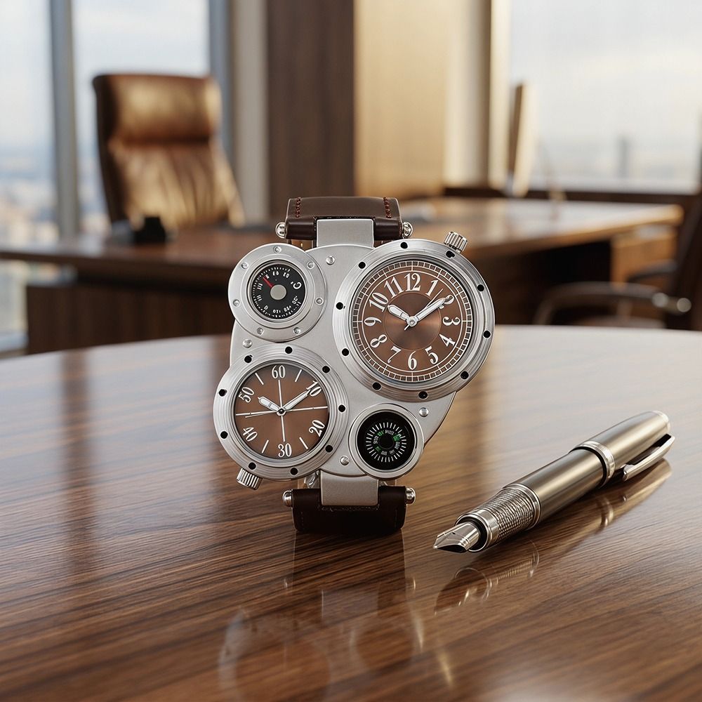 Luksusowy zegarek męski z dużą – Compass Watch Luxury recenzja i cena