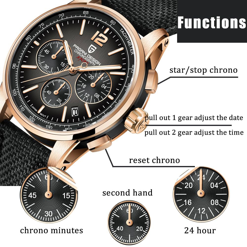 PAGANI DESIGN Nowy Męski Zegar – Luxury Watch Brands recenzja i cena