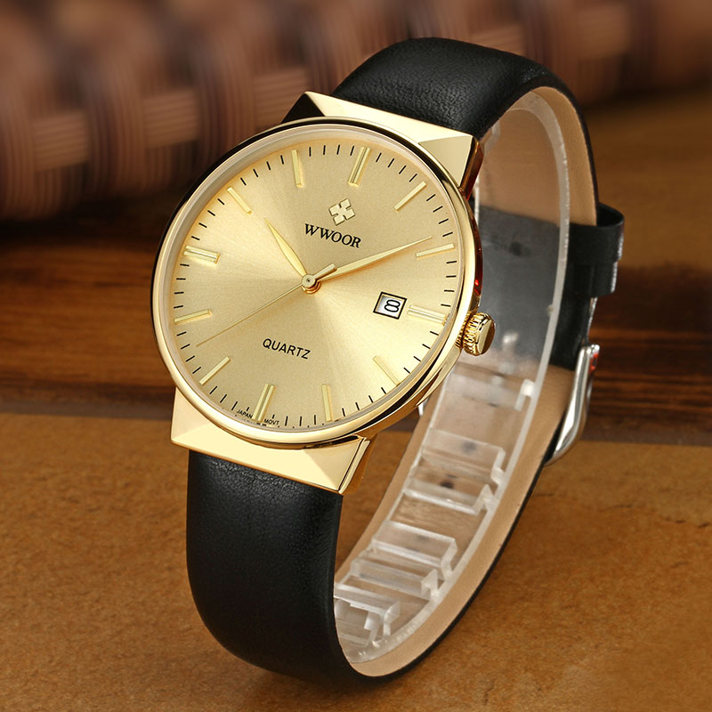 Zegarki męskie WWOOR Top Marka – Luxury Watch All Black recenzja i cena