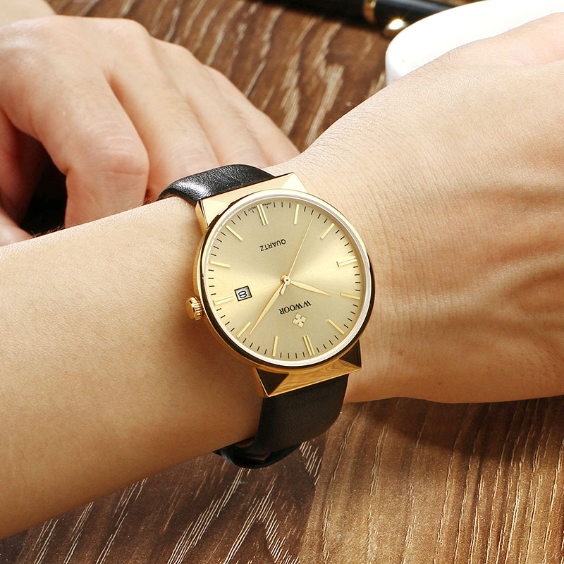 Zegarki męskie WWOOR Top Marka – Luxury Watch All Black recenzja i cena
