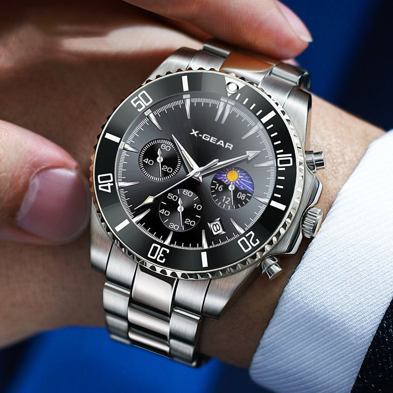 Zegarek męski X-GEAR Fashion C – Luxury Watch All Black recenzja i cena