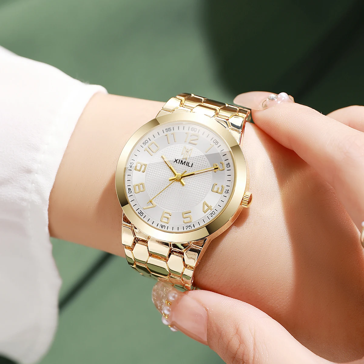 Luksusowy damski zegarek na rę – Luxury Watch Gold And Black recenzja i cena