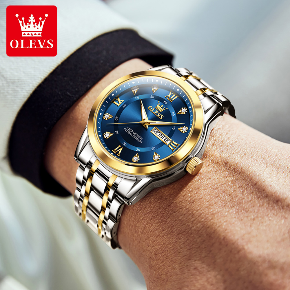 OLEVS Marka Modne męskie zegar – Luxury Watch Logos recenzja i cena