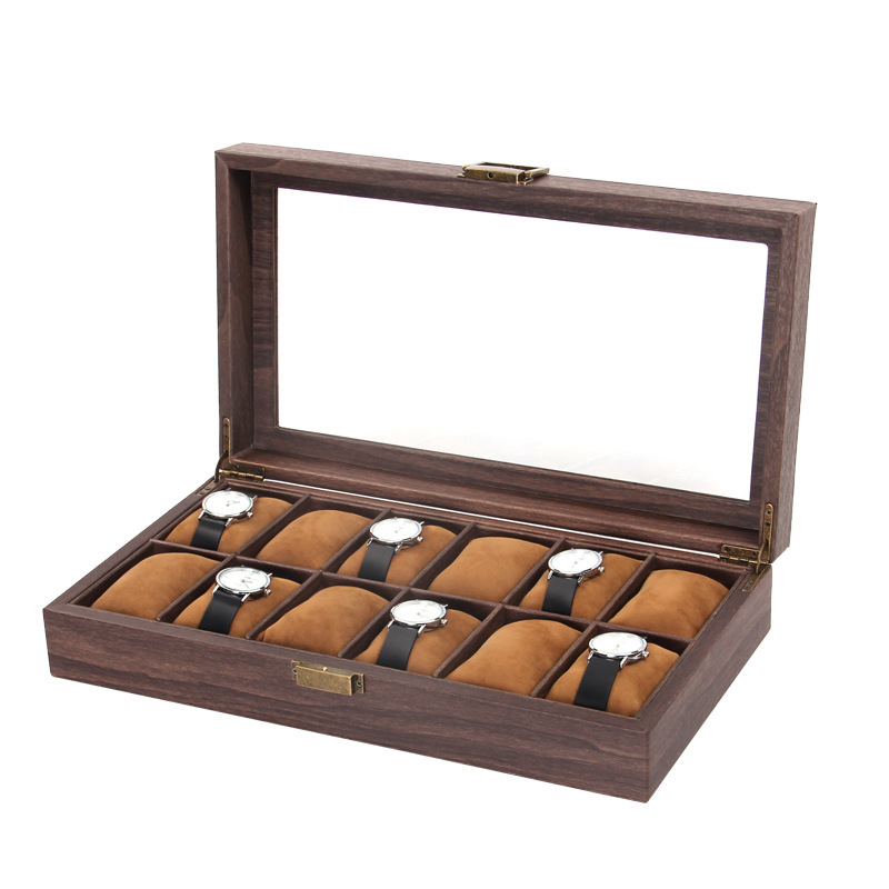Luksusowe drewniane 2/3/6/10/1 – Luxury Watch Stand recenzja i cena