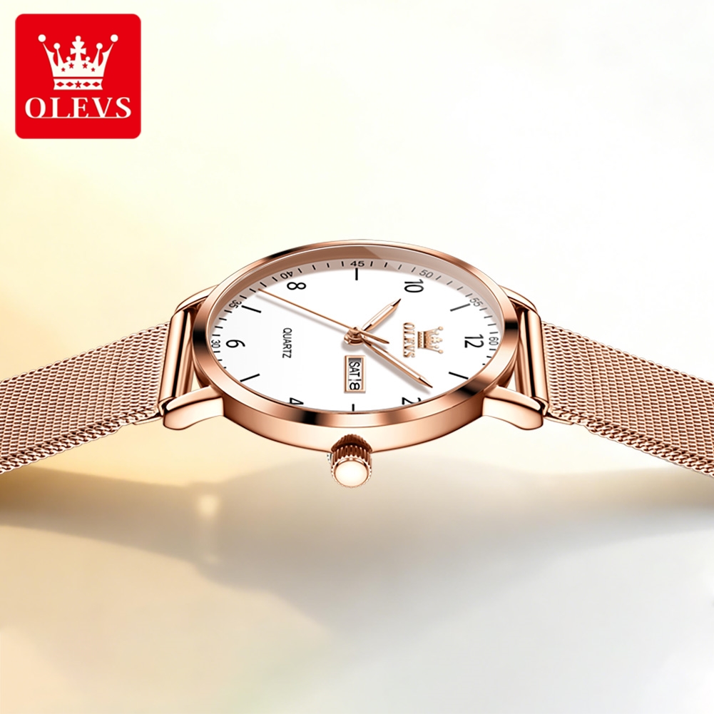 OLEVS 2996 Damskie Zegarki Ory – Luxury Watch Logos recenzja i cena