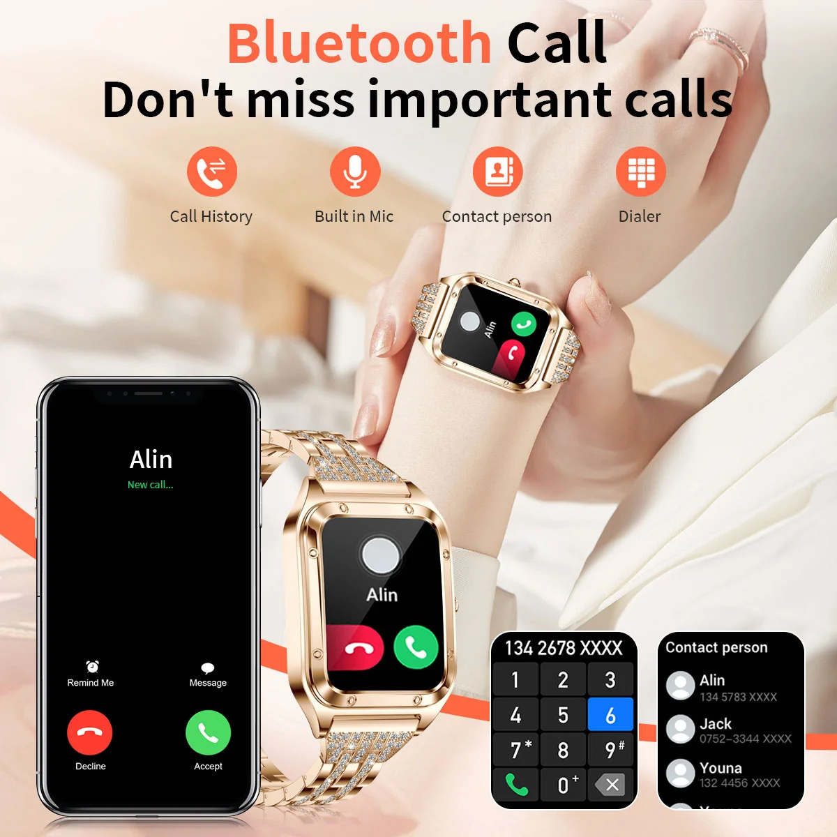 1,57 cala Top luksusowy inteli – Compass Watch Luxury recenzja i cena