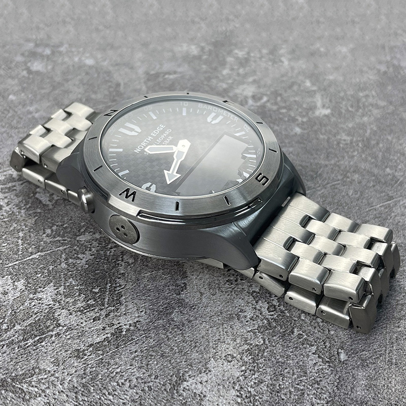 NORTH EDGE Męskie sportowe zeg – Compass Watch Luxury recenzja i cena