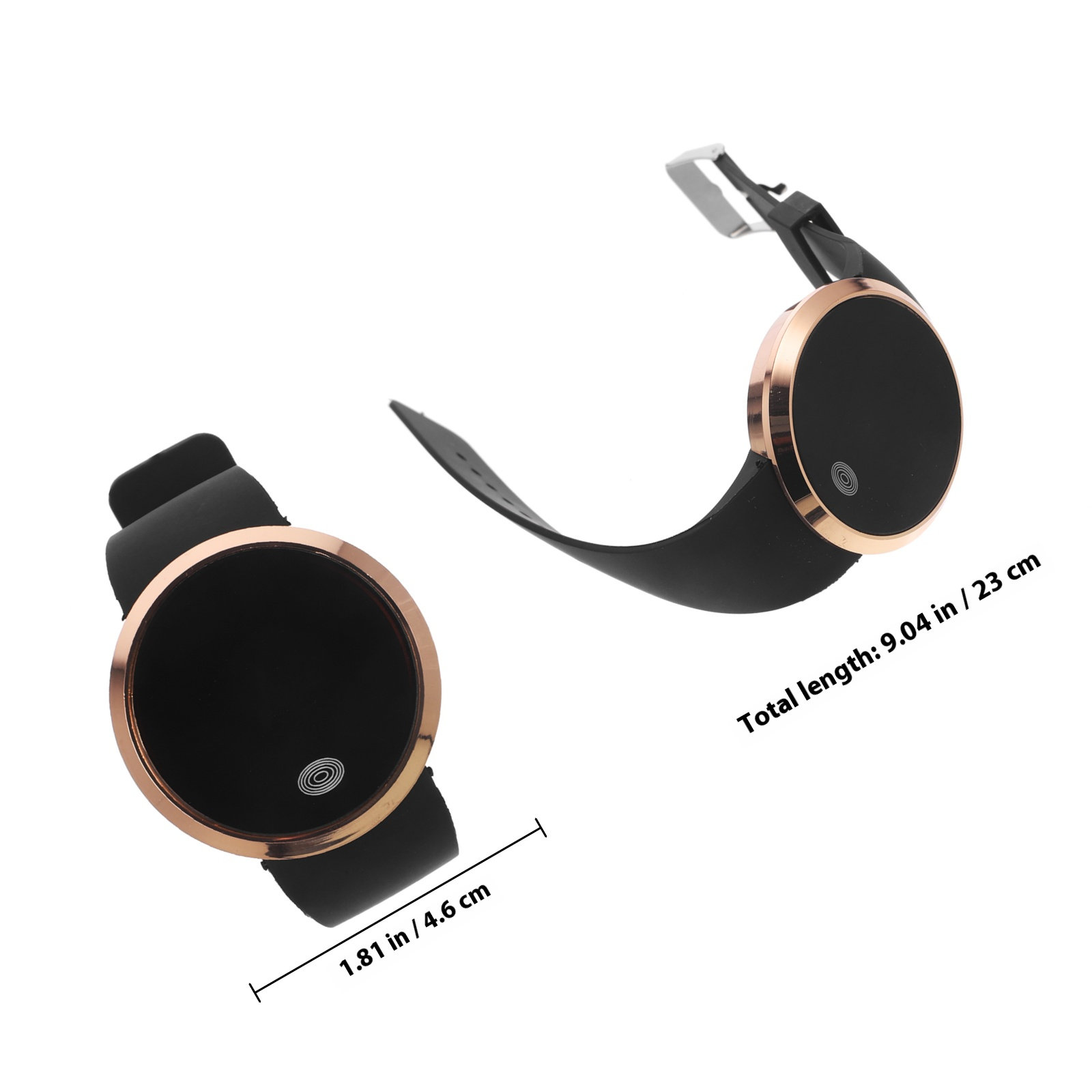 Męskie Damskie LED-owe Zegarki – Luxury Watch Gold And Black recenzja i cena