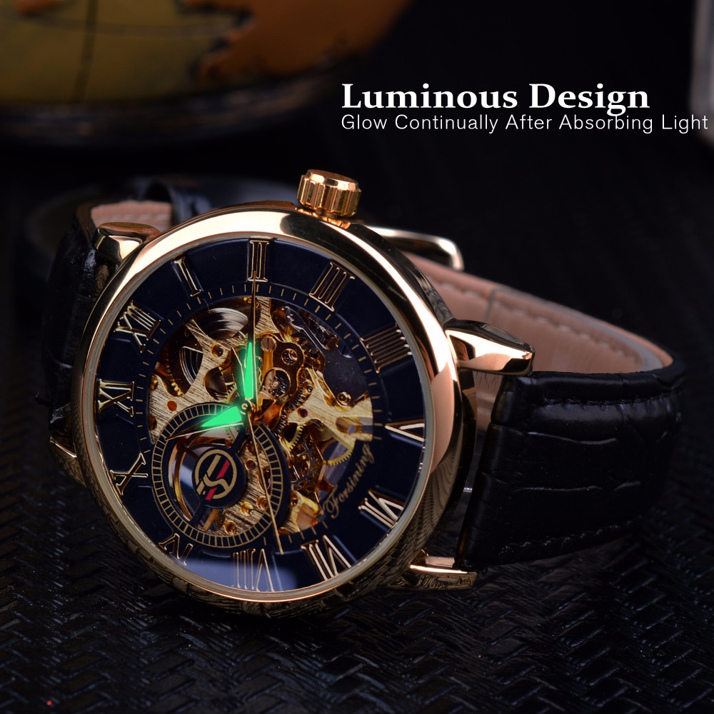Forsining 3d projekt Logo graw – Luxury Watch All Black recenzja i cena