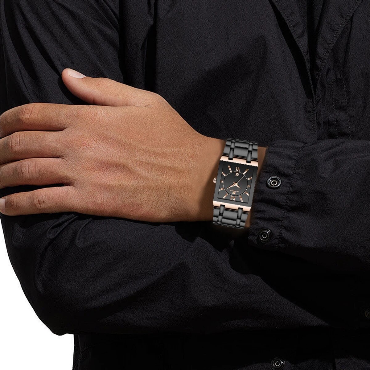 Męski zegarek biznesowy Prosta – Luxury Watch All Black recenzja i cena