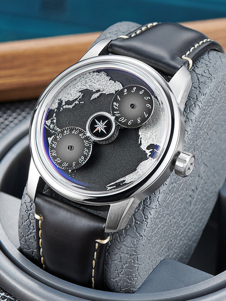 Męskie zegarki na rękę Casual  – Compass Watch Luxury recenzja i cena