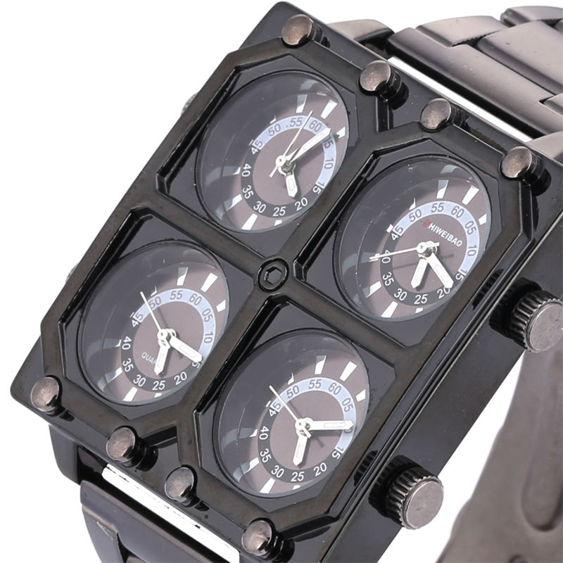 Shiweibao zegarki kwarcowe męż – Luxury Watch All Black recenzja i cena